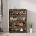 Miniatyrbillede 7 af 11: vidaXL bogreol/rumdeler 100x30x135 cm sonoma-eg