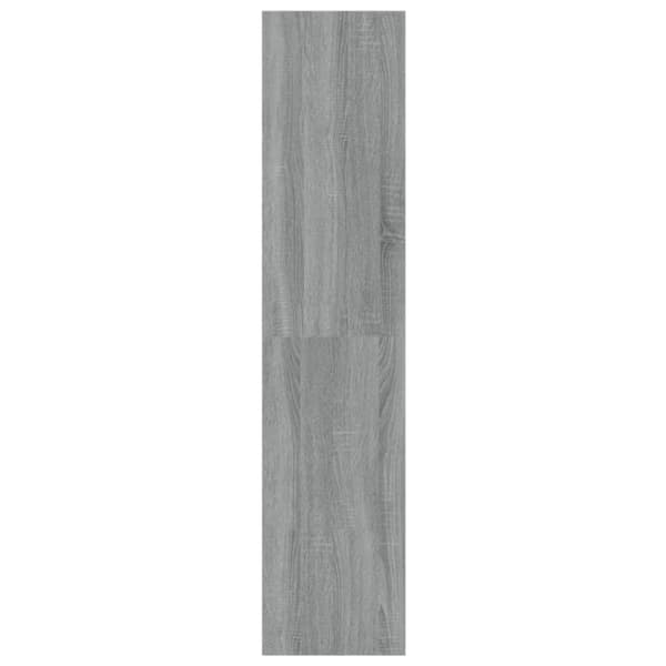 vidaXL bogreol/rumdeler 100x30x135 cm grå sonoma-eg