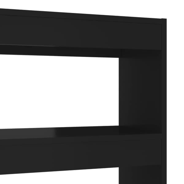 vidaXL bogreol/rumdeler 100x30x135 cm sort