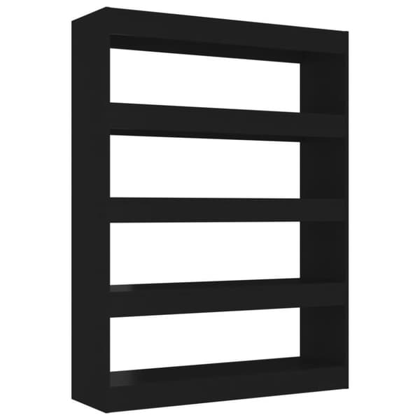 vidaXL bogreol/rumdeler 100x30x135 cm sort