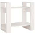Miniatyrbillede 1 af 11: vidaXL bogreol/rumdeler 60x35x57 cm massivt fyrretræ hvid