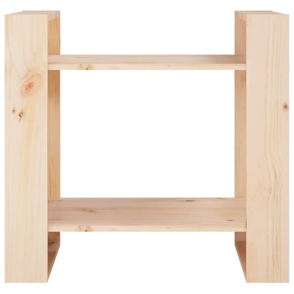 vidaXL bogreol/rumdeler 60x35x57 cm massivt fyrretræ