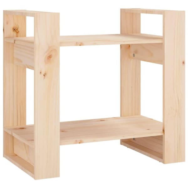 vidaXL bogreol/rumdeler 60x35x57 cm massivt fyrretræ