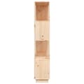 Miniatyrbilde 4 av 10: vidaXL Bokhylle/romdeler 80x25x132 cm heltre furu