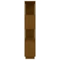 Miniatyrbild 6 av 11: vidaXL Bokhylla/rumsavdelare honungsbrun 80x25x132 cm massivt trä