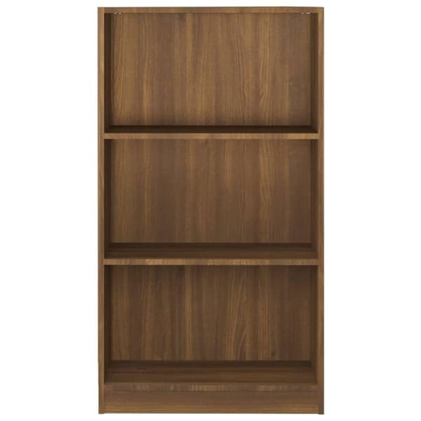 vidaXL Bokhylle brun eik 60x24x109 cm konstruert tre