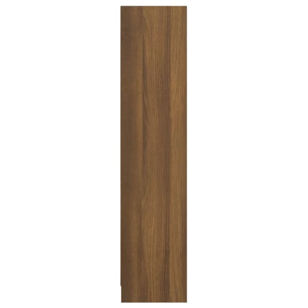 vidaXL Bokhylle brun eik 60x24x109 cm konstruert tre