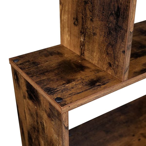 Reol med 6 niveauer vintage brun