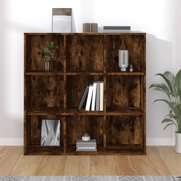 vidaXL bogreol 98x29x97,5 cm røget egetræsfarve