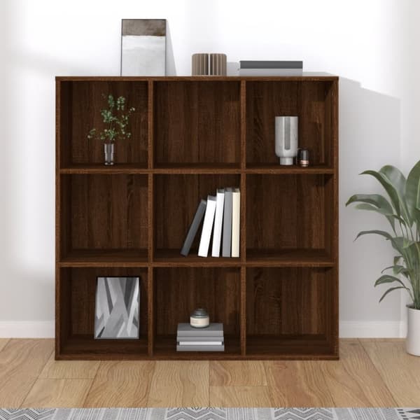 vidaXL bogreol 98x29x97,5 cm brun egetræsfarve