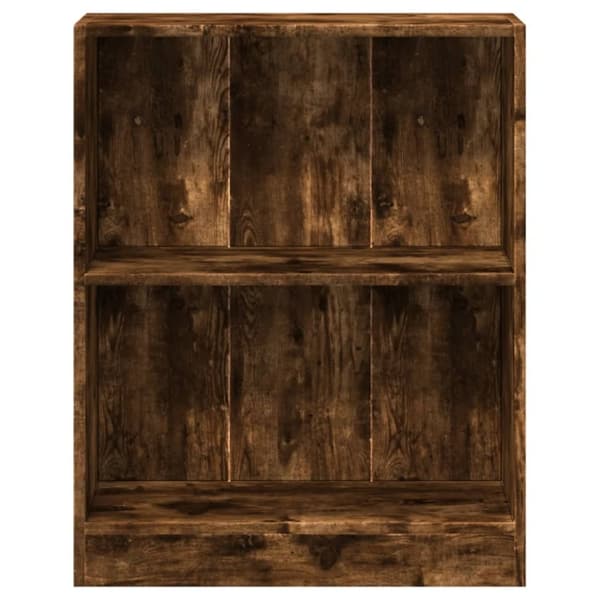 vidaXL bogreol 60x24x76 cm konstrueret træ sonoma-egetræsfarve