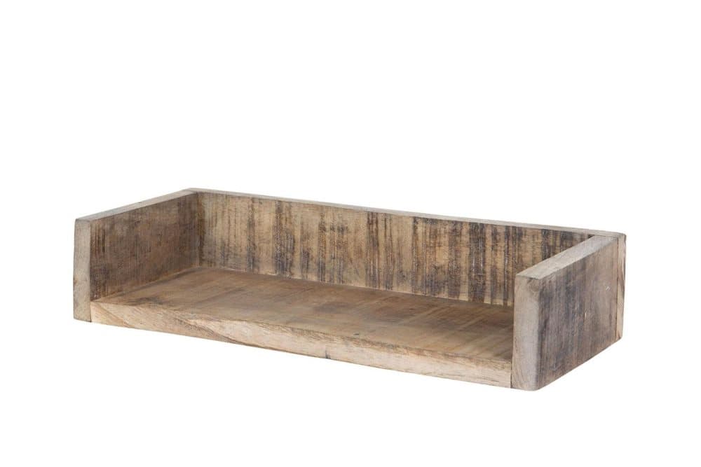 Deko Hylla Antik Trä 35x15x7cm