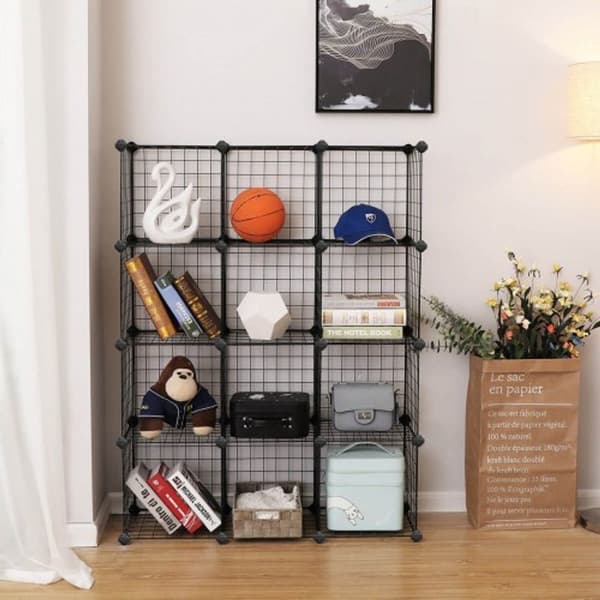 Skab - Skodabinet - Opbevaringsskab - Van Wire Grid - 12 rum