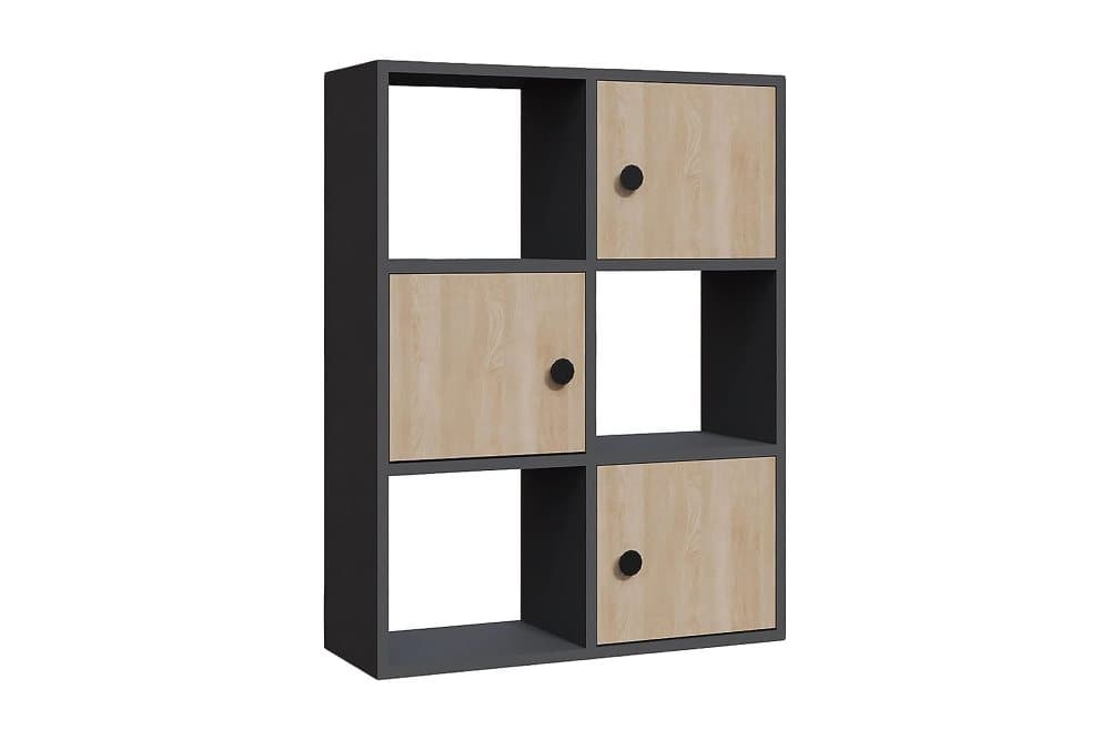 UKHAND Bokhylla 72x93 cm Antracit
