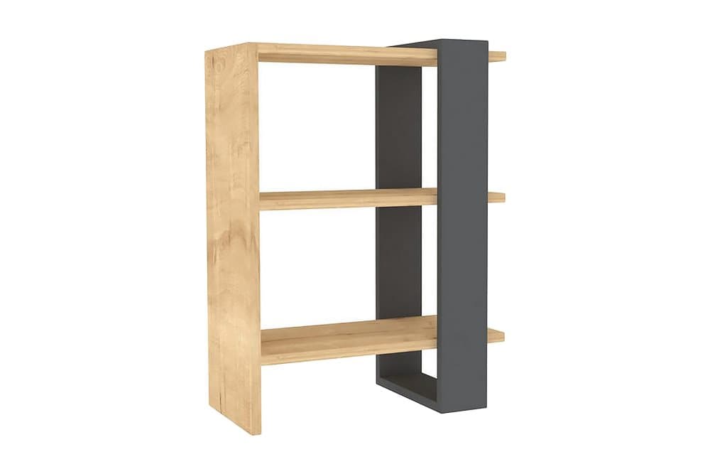 AGATEA Bokhylla 51,8x70 cm Antracit