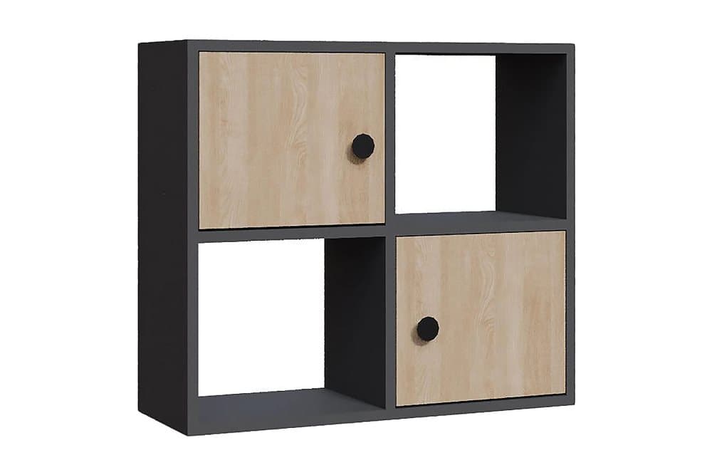 UKHAND Bokhylla 72x62,6 cm Antracit
