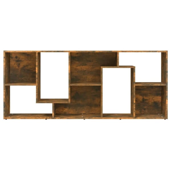 vidaXL Bokhylle røkt eik 67x24x161 cm konstruert tre