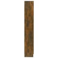 Miniatyrbilde 3 av 9: vidaXL Vitrineskap røkt eik 82,5x30,5x185,5 cm konstruert tre