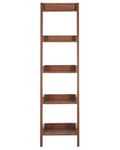 Miniatyrbilde 4 av 8: 4-lags Stige Bokhylle 168 x 45 cm Mørkt tre Moderne
