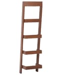 Miniatyrbilde 5 av 8: 4-lags Stige Bokhylle 168 x 45 cm Mørkt tre Moderne