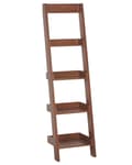 Miniatyrbilde 1 av 8: 4-lags Stige Bokhylle 168 x 45 cm Mørkt tre Moderne