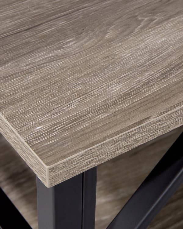 Konsollbord TV-bord Taupe Tre og Metall 3 Hyller 1 Skuff Hjemmekontormøbler Moderne Stil