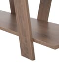Miniatyrbilde 8 av 9: Bokhylle Mørkt tre 100 x 30 x 116 cm Frittstående bokreol 5 hyller Oppbevaring Skandinavisk design Stue Hjemmekontor