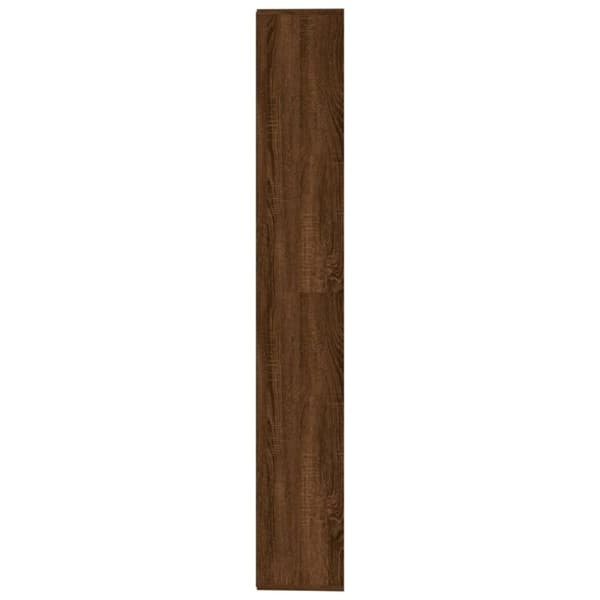 vidaXL bogreol 155x24x160 cm brun egetræsfarve