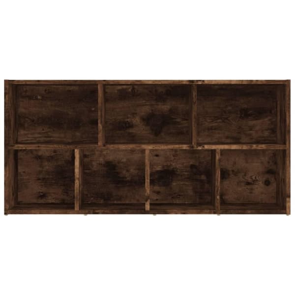 vidaXL bogreol 50x25x106 cm røget egetræsfarve