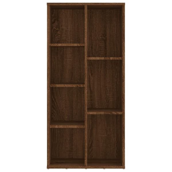 vidaXL Kirjahylly ruskea tammi 50x25x106 cm