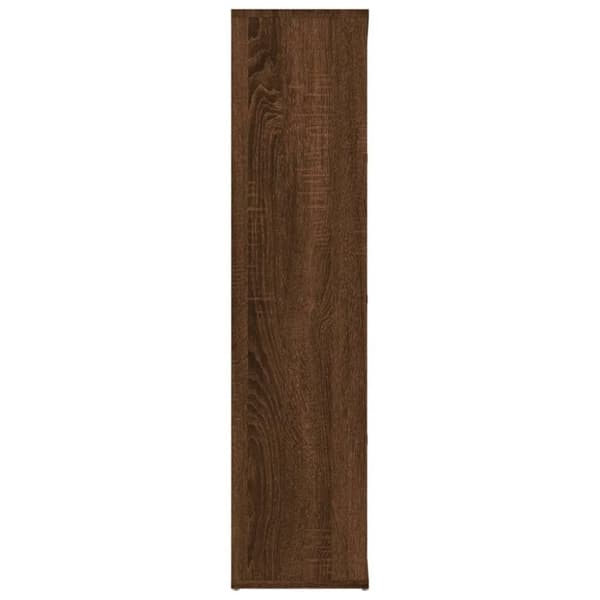 vidaXL Kirjahylly ruskea tammi 50x25x106 cm