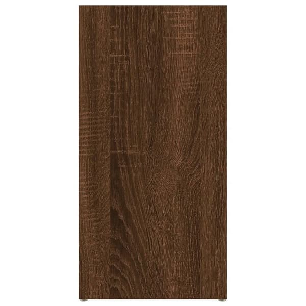 vidaXL Kirjahylly ruskea tammi 50x25x106 cm