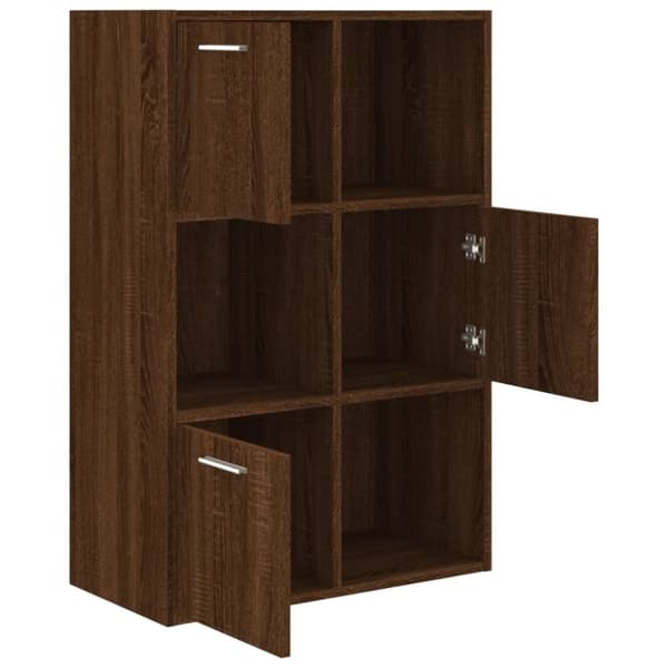 vidaXL opbevaringsskab 60x29,5x90 cm brun egetræsfarve