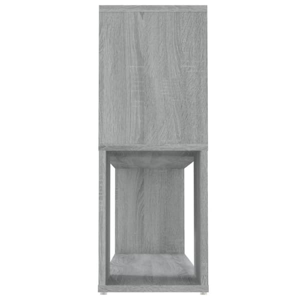 vidaXL bogreol 100x24x63 cm konstrueret træ grå sonoma-eg