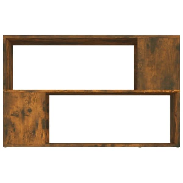 vidaXL bogreol 100x24x63 cm konstrueret træ røget egetræsfarve