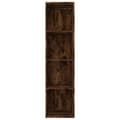Miniatyrbilde 5 av 11: vidaXL Bokhylle/TV-benk røkt eik 36x30x143 cm konstruert tre
