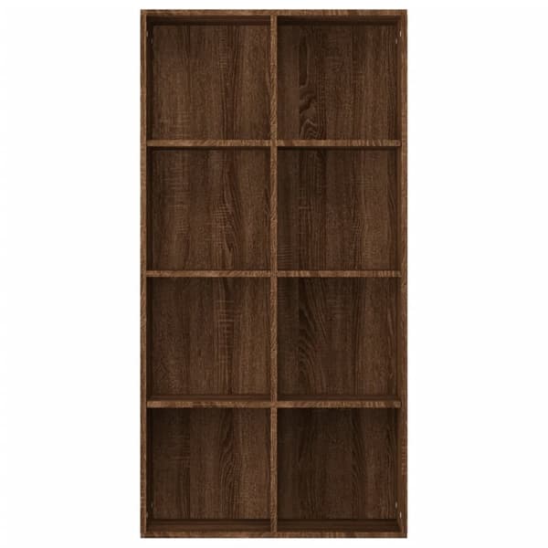 vidaXL Bokhylle/skjenk brun eik 66x30x130 cm konstruert tre