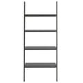 Miniatyrbillede 3 af 10: vidaXL stigereol med 4 hylder 64x34x150,5 cm sort
