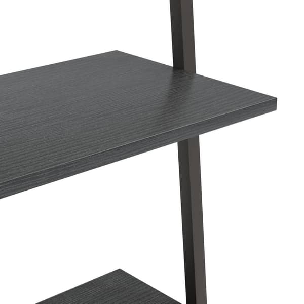vidaXL stigereol med 4 hylder 64x34x150,5 cm sort