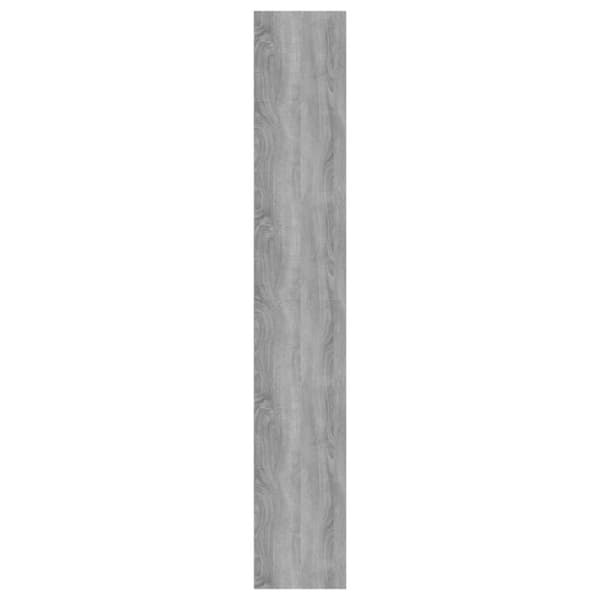 vidaXL bogreol m. 5 hylder 80x30x189 cm konstrueret træ grå sonoma
