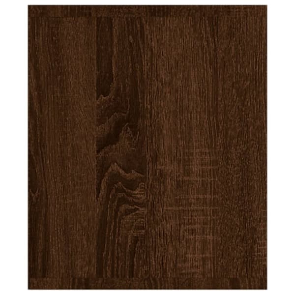 vidaXL bogreol/tv-skab 36x30x143 cm konstrueret træ brun egetræ