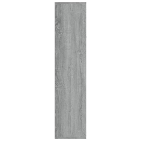 vidaXL bogreol/skænk 66x30x130 cm konstrueret træ grå sonoma-eg