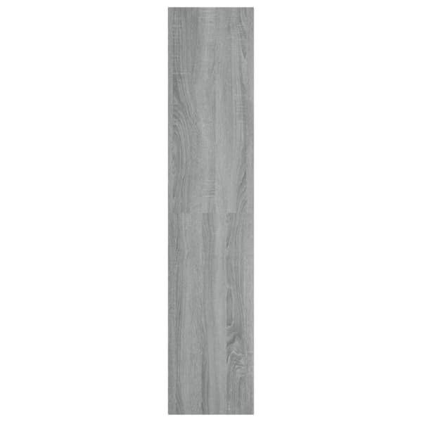 vidaXL bogreol/tv-bord 36x30x143 cm konstrueret træ grå sonoma-eg