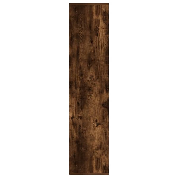 vidaXL bogreol/skænk 66x30x130 cm konstrueret træ røget egetræ