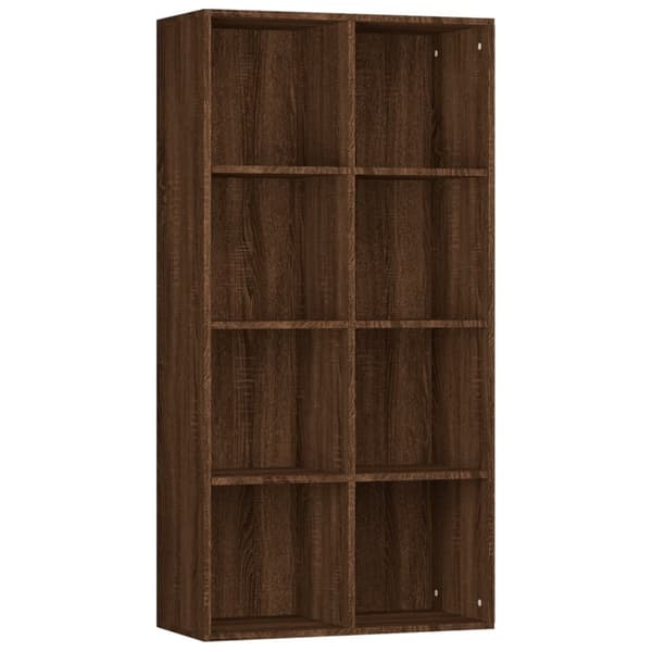 vidaXL Kirjahylly / Senkki ruskea tammi 66x30x130 cm tekninen puu