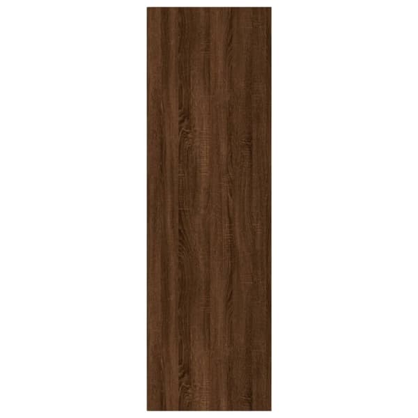 vidaXL bogreol/skænk 66x30x98 cm konstrueret træ brunt egetræ