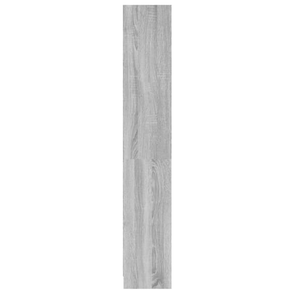 vidaXL bogreol m. 4 hylder 60x24x142 cm konstrueret træ grå sonoma