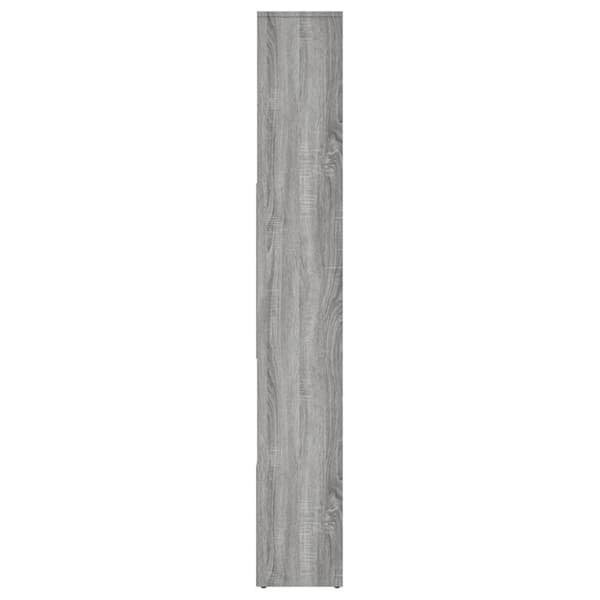 vidaXL bogreol 67x24x161 cm konstrueret træ grå sonoma-eg