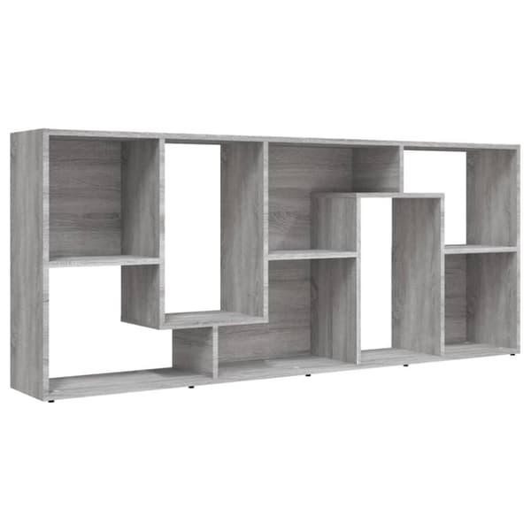 vidaXL bogreol 67x24x161 cm konstrueret træ grå sonoma-eg