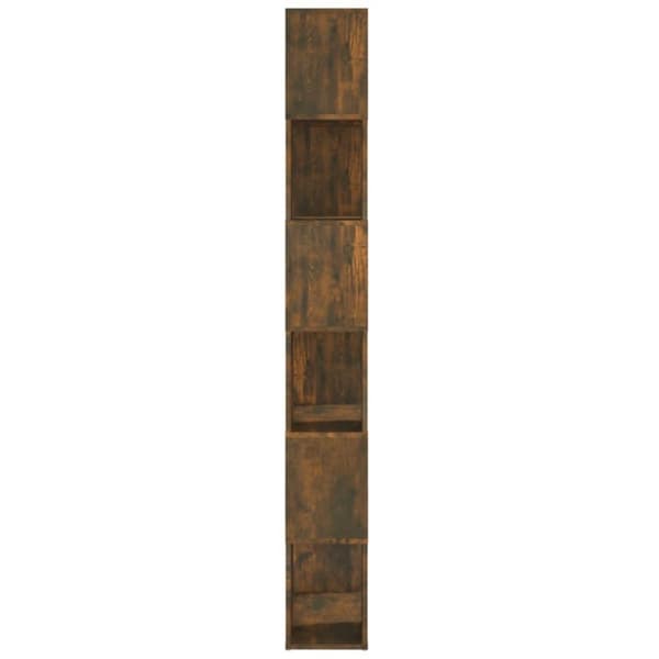 vidaXL bogreol/rumdeler 60x24x186 cm røget egetræsfarve